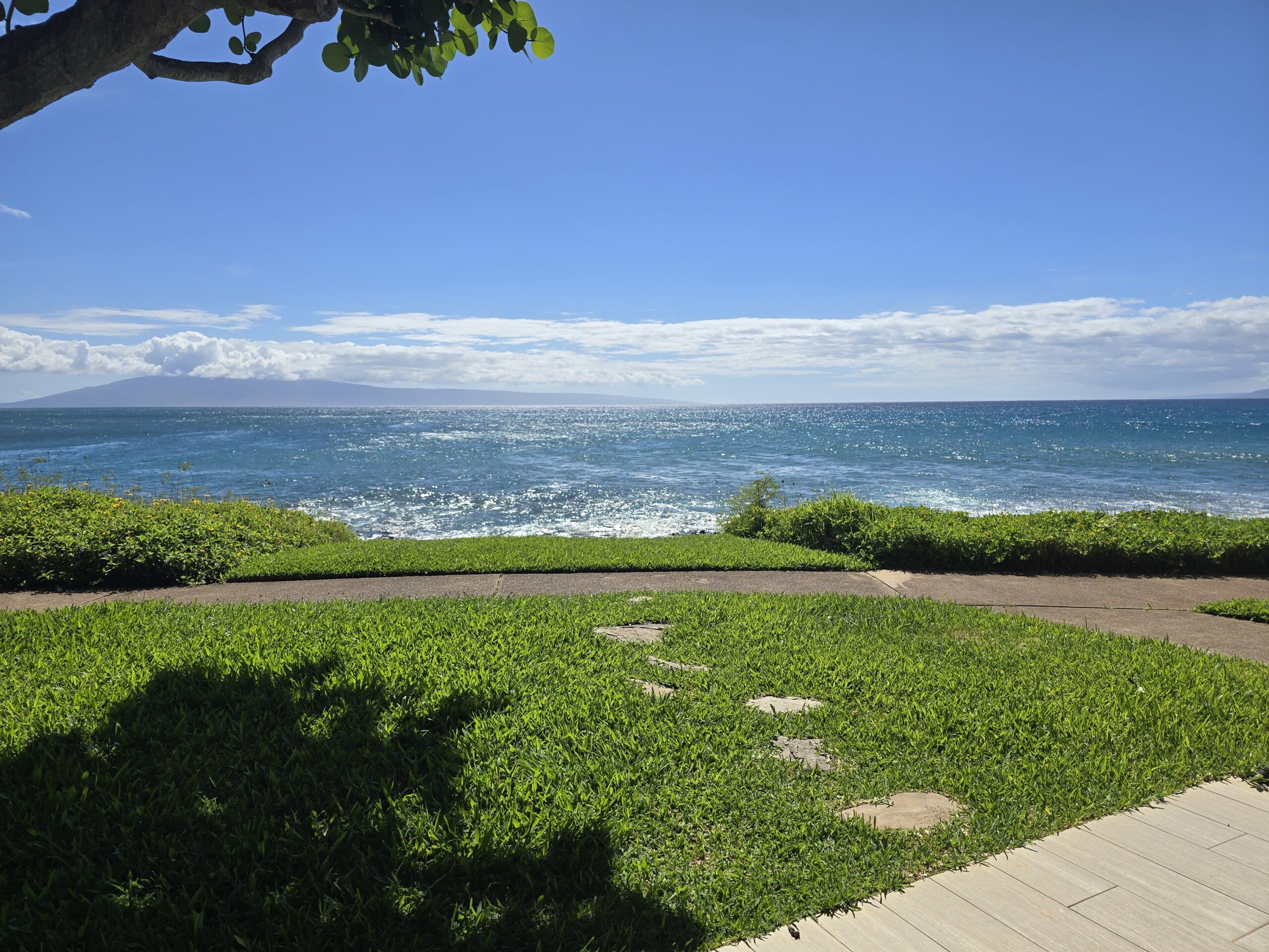 View of the ocean from the Napili Point Resort